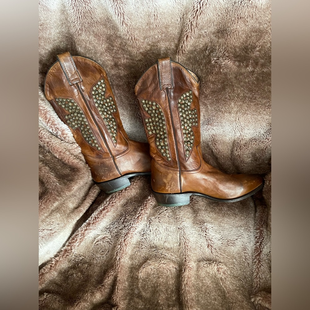 The Frye Company studded boots